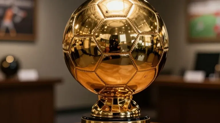 Illustration for: Mbappe chases Ballon d'Or with record goal totals but zero trophies