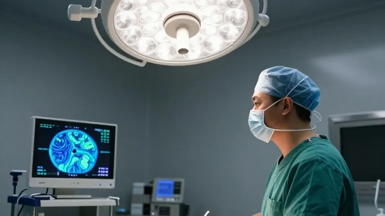 Illustration for: New dye helps surgeons spot hidden ovarian tumors